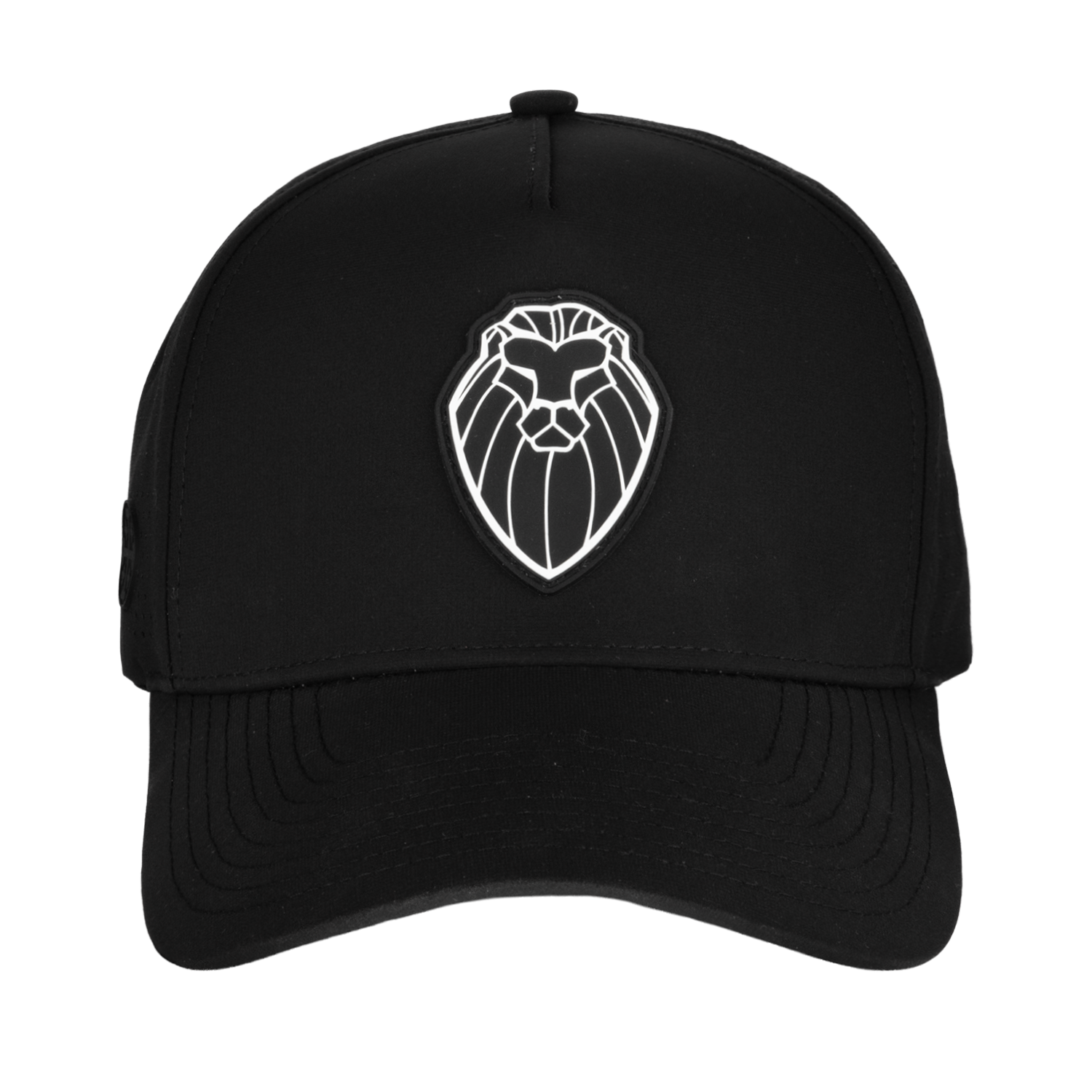 Black cap with white Undaunted Life Lion logo